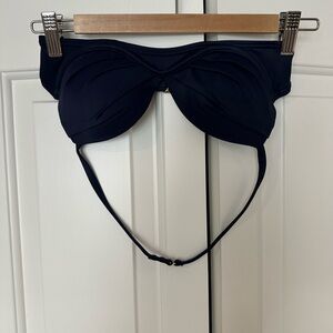 Victoria Secret Blue Swimsuit Bra Top - Size 32A